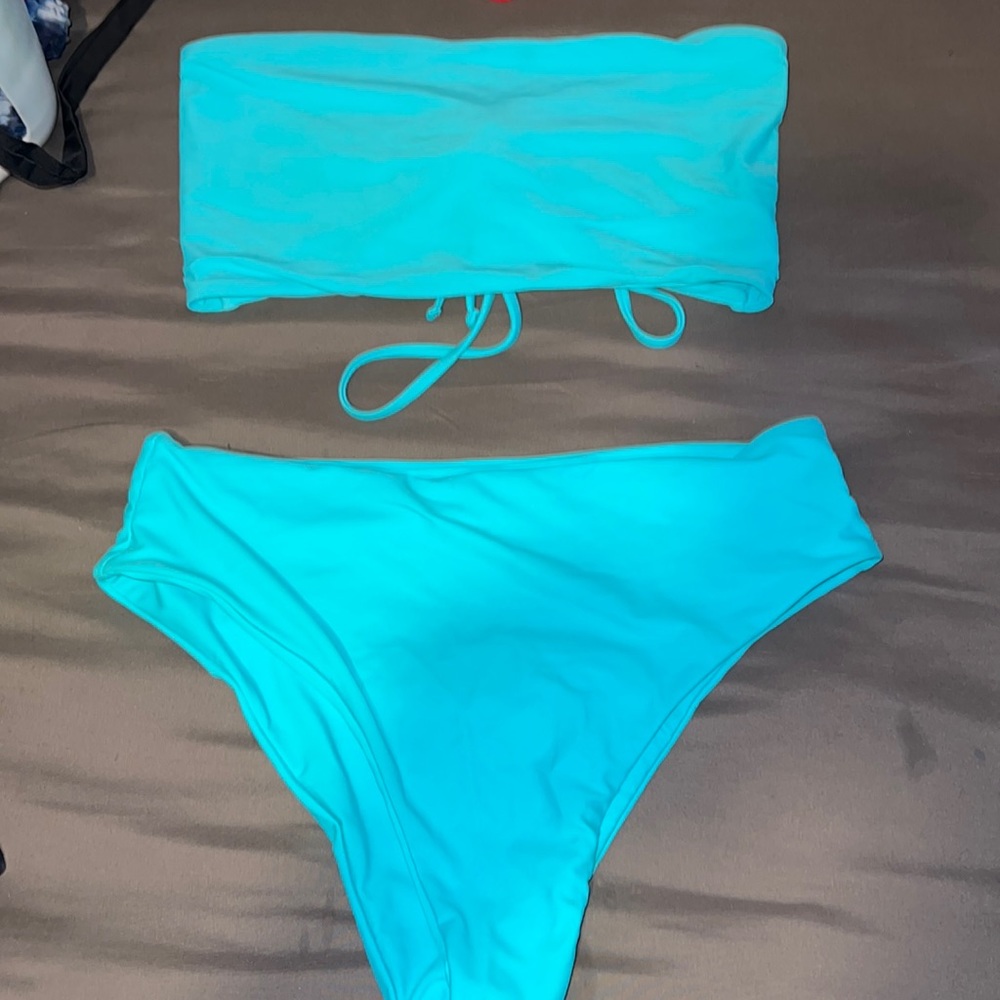 Turquoise bikini